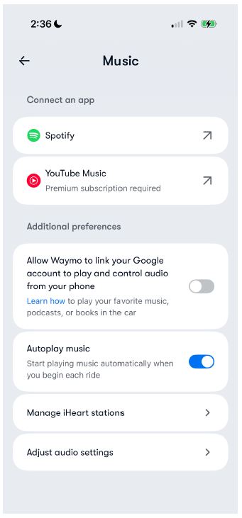 イメージのように、アプリ上で事前に音楽設定も可能です